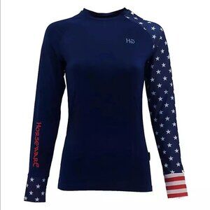 Horseware Women's USA Sun Top - Navy